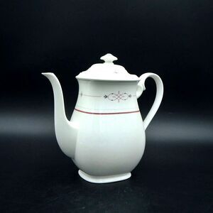Villeroy & Boch Aragon Coffee Pot Teapot Heinrich Germany White Bone China